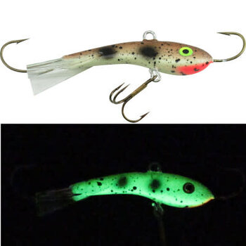 Moonshine Lures Fat Bottom Shiver Minnow #2.5 Goby Glow