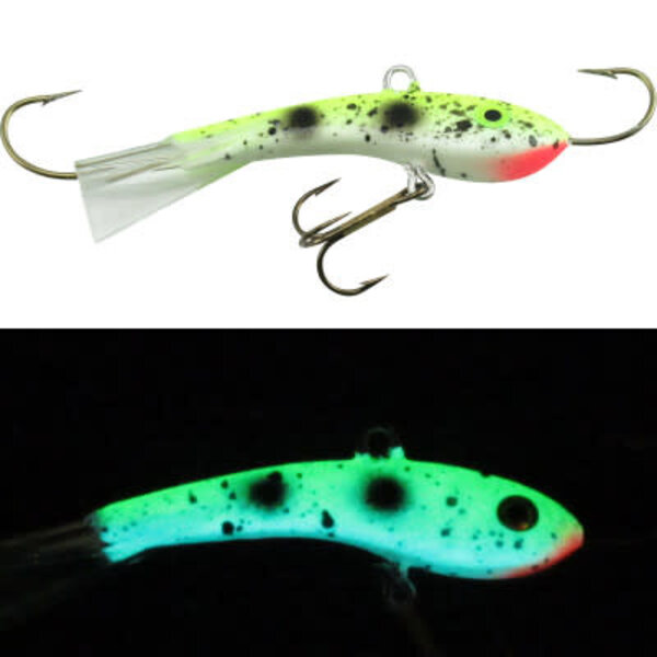 Moonshine Lures Fat Bottom Shiver Minnow #2.5 Yeller Goby