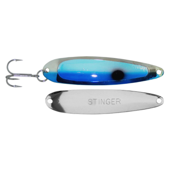 Michigan Stinger Stingray Spoon. UV Blue Tuxedo