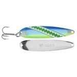 Michigan Stinger Stingray Spoon. UV Blue Dolphin