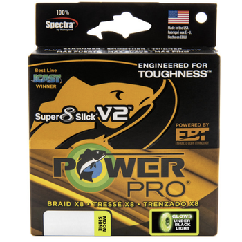 PowerPro Super8Slick V2 8lb Moonshine 150yds