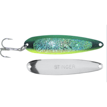 Michigan Stinger Stingray Spoon. Cracked Ice Blackfin (A.S.S.)