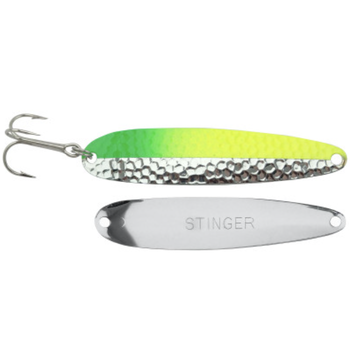 Michigan Stinger Stingray Spoon. UV Orange Chin Music - Gagnon Sporting  Goods