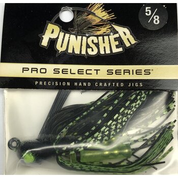 Punisher Jigs Pro Select Chartreuse Black