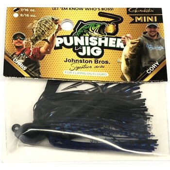 Punisher Jigs Johnson Bros Fluoro Mini Black Blue