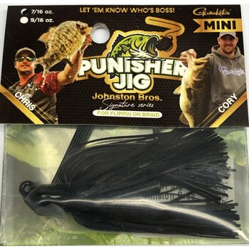 Punisher Jigs Johnson Bros Braid Mini Black