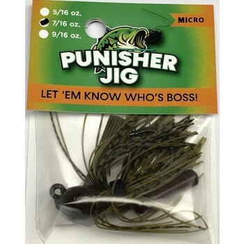 Punisher Jigs Micro Green Pumpkin