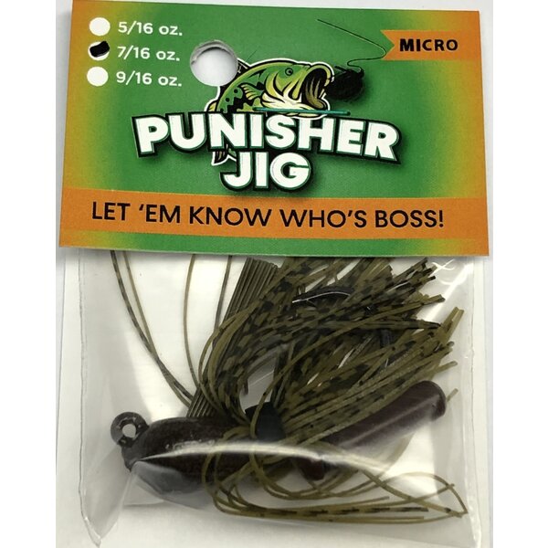 Punisher Jig Micro Green Pumpkin