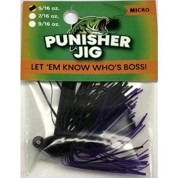 Punisher Jigs Micro Black Purple