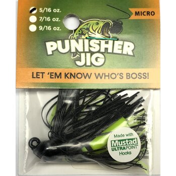 Punisher Jig Micro Black Chartreuse