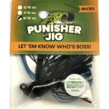Punisher Jigs Micro Black Blue