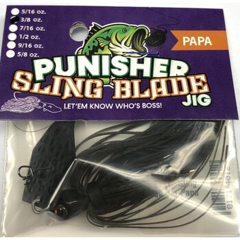 Punisher Jigs Sling Blade Papa Green Pumpkin