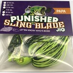 Punisher Jigs Sling Blade Papa Chartreuse Black