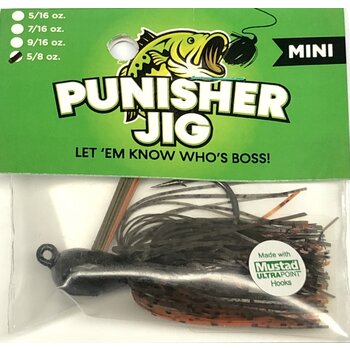 Punisher Jig Mini Green Pumpkin Orange