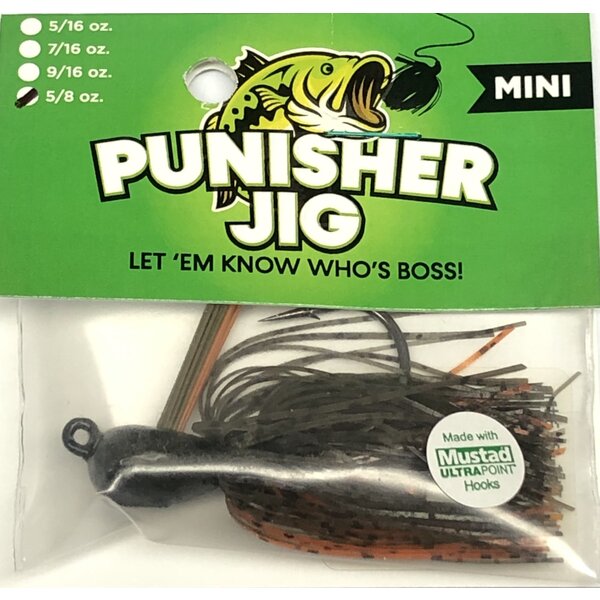 Punisher Jig Mini Green Pumpkin Orange