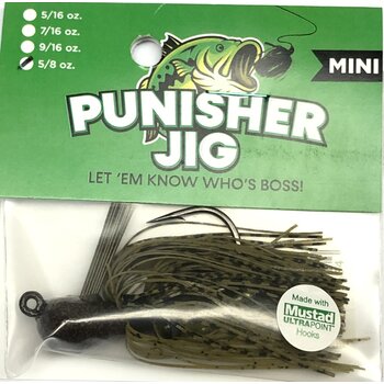 Punisher Jigs Mini Green Pumpkin