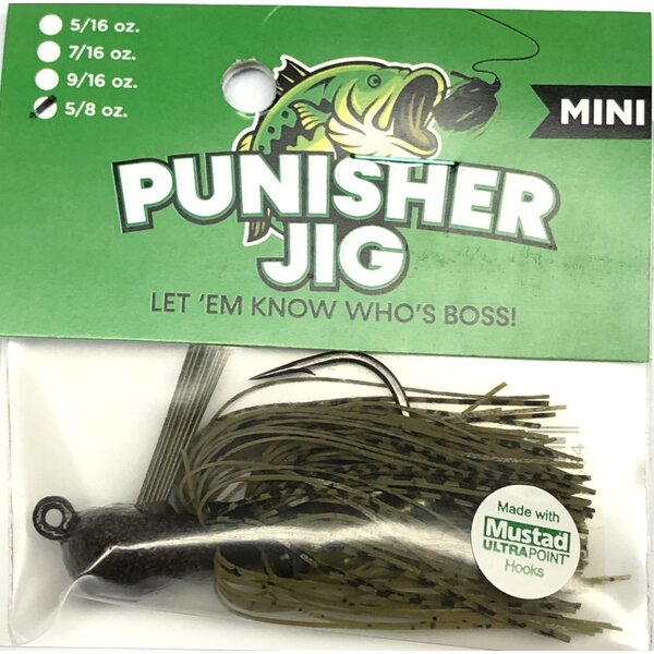 Punisher Jigs Mini Green Pumpkin