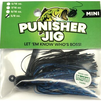 Punisher Jig Mini Black Blue