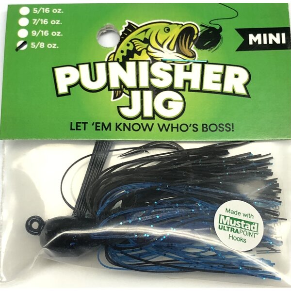 Punisher Jig Mini Black Blue