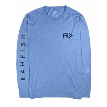 RahFish RahFish Big R Long Sleeve Heather Blue XL