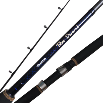 Okuma Blue Diamond A 8'6M Trolling Rod 2-pc