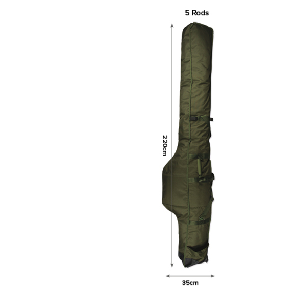 Carp Spirit Magnum Multi Sleeve Rod Case (12' 5 Rods)