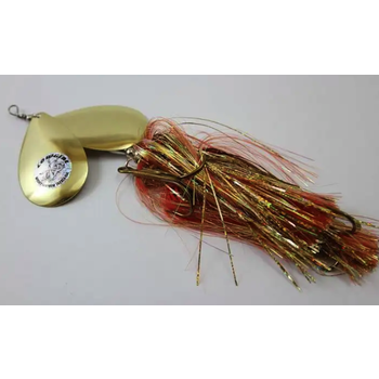 Musky Mayhem Tackle Double CowGirl. Orange Gold