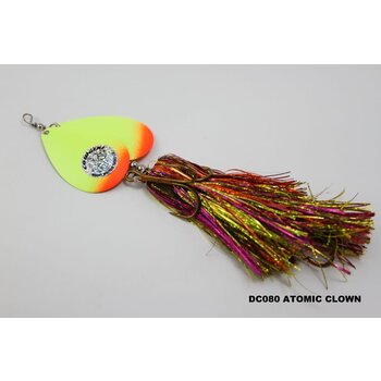 Musky Mayhem Tackle Double CowGirl. Atomic Clown