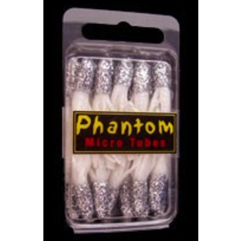 Phantom Redwing Micro Tubes. Silver Pearl.