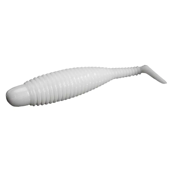 Lunker City Grubster White Satin 2" 10-pk