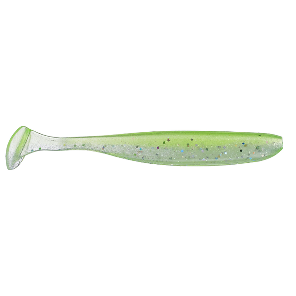 Keitech Easy Shiner 3" Chartreuse Shad 10-pk