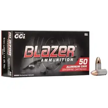 CCI Blazer 9mm Aluminum 147grain TMJ
