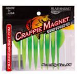 Crappie Magnet Slab Magnet 2.5" 8-pk (Extended Colors)