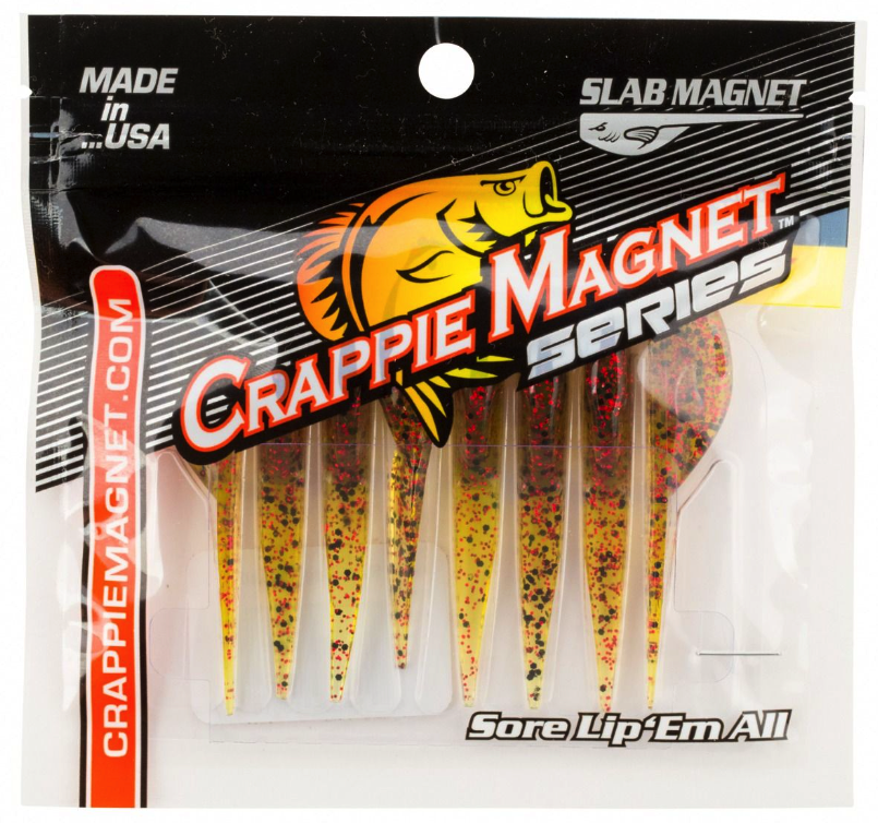 Crappie Magnet Slab Magnet 2.5 8-pk