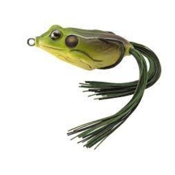 Live Target Frog. 2-1/4" Green/Brown 5/8oz