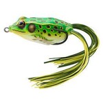 Live Target Hollow Body Frog. 2-5/8" Fluorescent Green/Yellow 3/4oz
