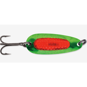 Blue Fox Rattlin' Pixee Spoon 7/8oz Holographic Lime/Orange Insert