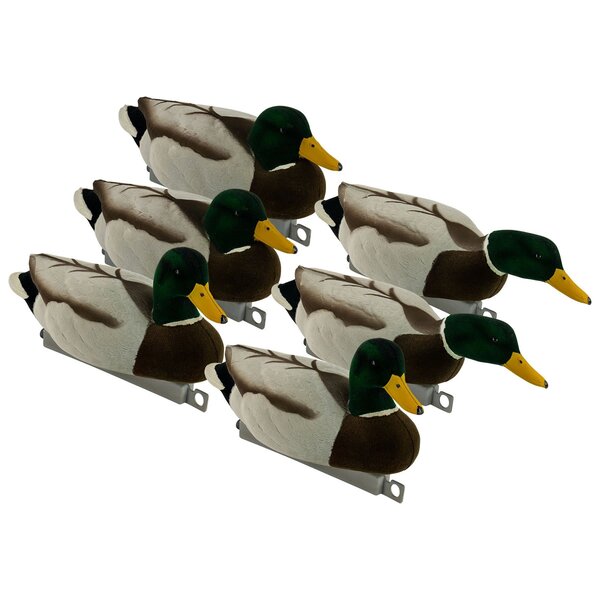 Tanglefree Migration Edition Magnum Fully Flocked Mallards, (2 Resters, 2 Uprights, 2 Skimmers)