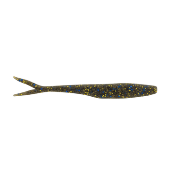 PowerBait MaxScent 4" Flatnose Minnow Smoke Black Blue Gold 10-pk