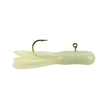 PowerBait Pre-Rigged Atomic Tubes. 1/16oz Glow 5-pk