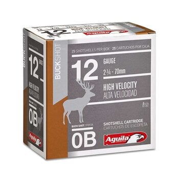 Aguila 12ga Field 2 3/4" 1OZ O Buck Box of 25