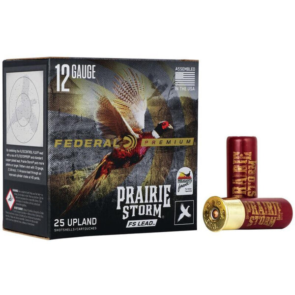 Premium Prairie Storm Lead 12 Gauge - 2.75" - #5 - 1-1/8oz Payload - 1500 FPS - 25 Rounds