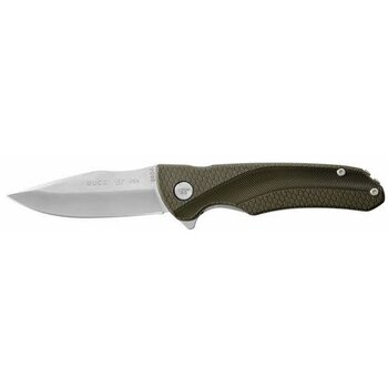 Buck 12058 Folding Knife 840 Sprint Select Green 420 HC Stainless Steel 7.5"