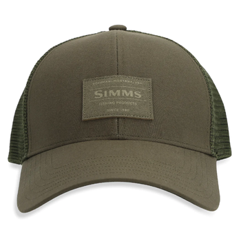 Simms Cardwell Trucker Hat. Dark Olive