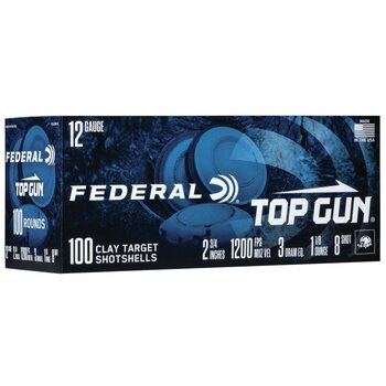 Federal TG1210075 Top Gun 12 Gauge 2.75" 1 1/8 oz 7.5 Shot 1200fps 100 Bx