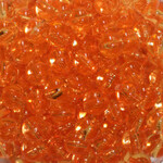 Troutbeads 10mm Orange Clear