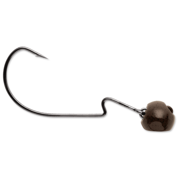 VMC Swingin’ Rugby Jig.1/4oz Green Pumpkin (Wide Gap) 2-pk