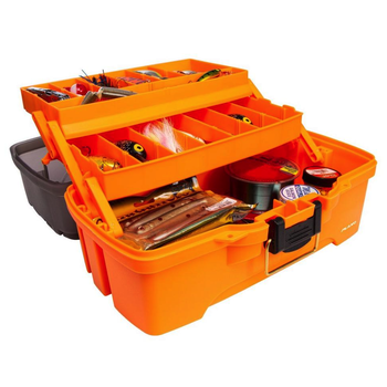 Plano Two-Tray Tackle Box. Orange