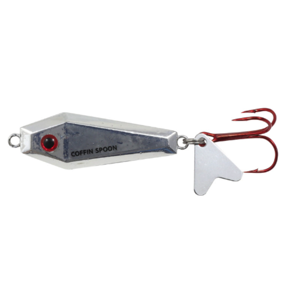 Northland Buck-Shot Coffin Spoon. 1/8oz Silver Shiner