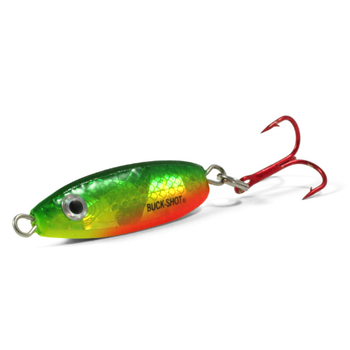 Northland Buck-Shot Rattle Spoon Super-Glo Firetiger 1/16oz